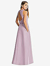 Front View Thumbnail - Suede Rose & Suede Rose Alfred Sung Junior Bridesmaid Style JR545