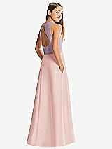 Front View Thumbnail - Rose & Suede Rose Alfred Sung Junior Bridesmaid Style JR545