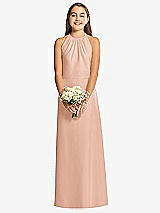Front View Thumbnail - Pale Peach Social Junior Bridesmaid Style JR547