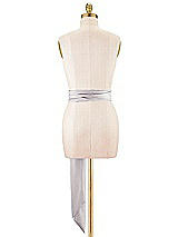 Alt View 3 Thumbnail - Cashmere Gray Satin Twill Wedding Sash