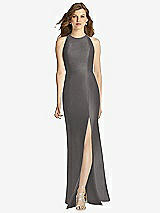 Front View Thumbnail - Caviar Gray Bella Bridesmaid Dress BB121