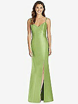 Front View Thumbnail - Mojito Maxi Length Spaghetti Strap Mermaid Dress