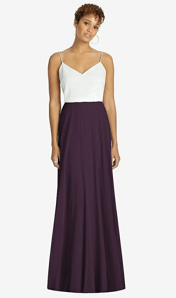 Front View - Aubergine After Six Bridesmaid Skirt S1518