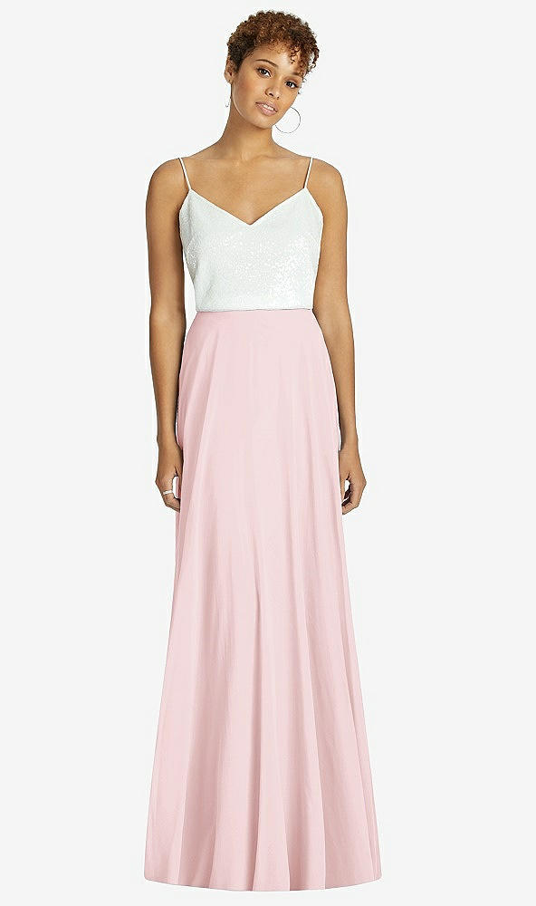 Front View - Ballet Pink After Six Bridesmaid Skirt S1518