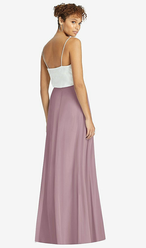 Back View - Dusty Rose After Six Bridesmaid Skirt S1518