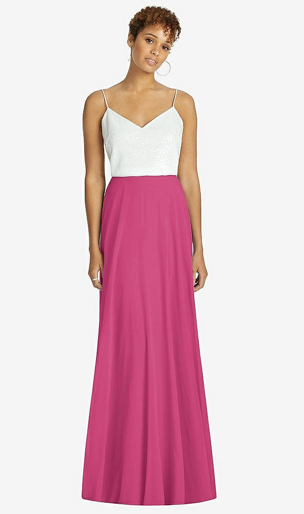 Front View - Tea Rose After Six Bridesmaid Skirt S1518