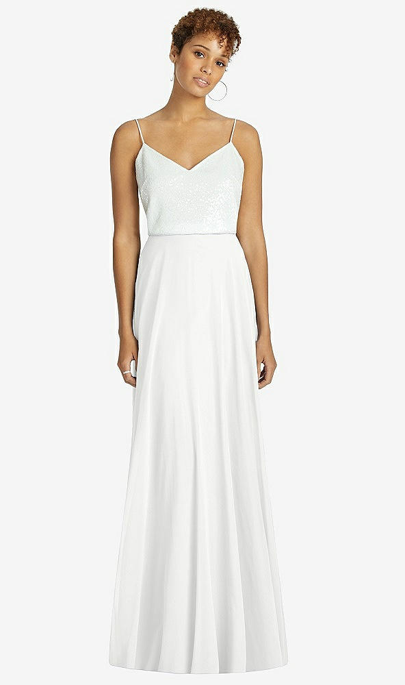Front View - White After Six Bridesmaid Skirt S1518