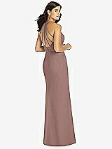 Rear View Thumbnail - Sienna Sunburst Strap Back Mermaid Dress