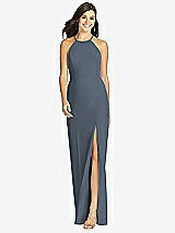 Front View Thumbnail - Silverstone Sunburst Strap Back Mermaid Dress