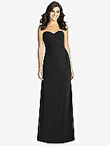 Front View Thumbnail - Black Sweetheart Strapless Mermaid Dress