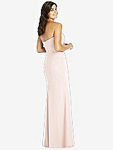 Rear View Thumbnail - Blush Sweetheart Strapless Mermaid Dress
