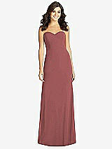 Front View Thumbnail - English Rose Sweetheart Strapless Mermaid Dress