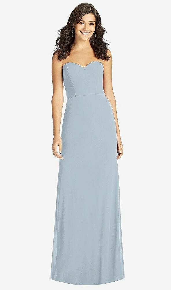 Front View - Mist Sweetheart Strapless Mermaid Dress