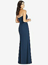 Rear View Thumbnail - Sofia Blue Sweetheart Strapless Mermaid Dress