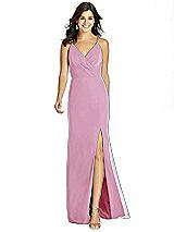 Front View Thumbnail - Powder Pink Thread Bridesmaid Style Cora