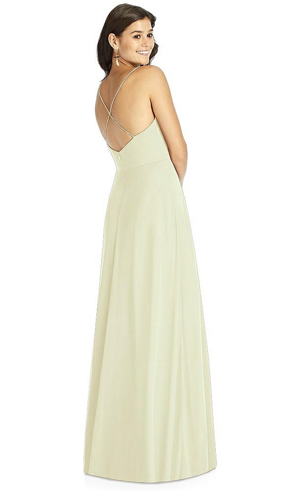 Back View - Butter Yellow Thread Bridesmaid Style Ida
