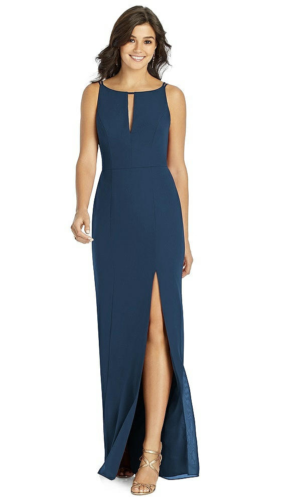 Front View - Sofia Blue Thread Bridesmaid Style Bonnie