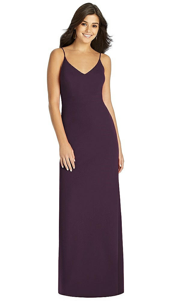 Front View - Aubergine Thread Bridesmaid Style Silvie