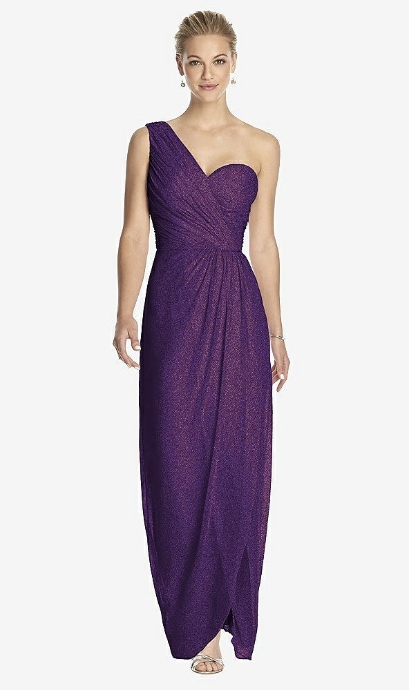 Front View - Majestic Gold Dessy Shimmer Bridesmaid Dress 2905LS