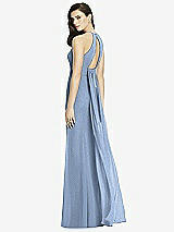 Front View Thumbnail - Cloudy Silver Dessy Shimmer Bridesmaid Dress 2990LS