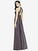 Front View Thumbnail - Stormy Silver Dessy Shimmer Bridesmaid Dress 2990LS