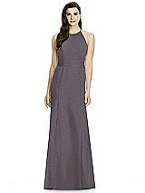 Rear View Thumbnail - Stormy Silver Dessy Shimmer Bridesmaid Dress 2990LS