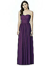 Front View Thumbnail - Majestic Gold Dessy Shimmer Bridesmaid Dress 2991LS