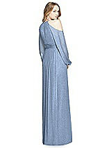 Rear View Thumbnail - Cloudy Silver Dessy Shimmer Bridesmaid Dress 3018LS