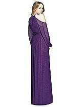 Rear View Thumbnail - Majestic Gold Dessy Shimmer Bridesmaid Dress 3018LS