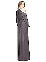 Rear View Thumbnail - Stormy Silver Dessy Shimmer Bridesmaid Dress 3018LS