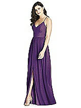Front View Thumbnail - Majestic Gold Dessy Shimmer Bridesmaid Dress 3019LS