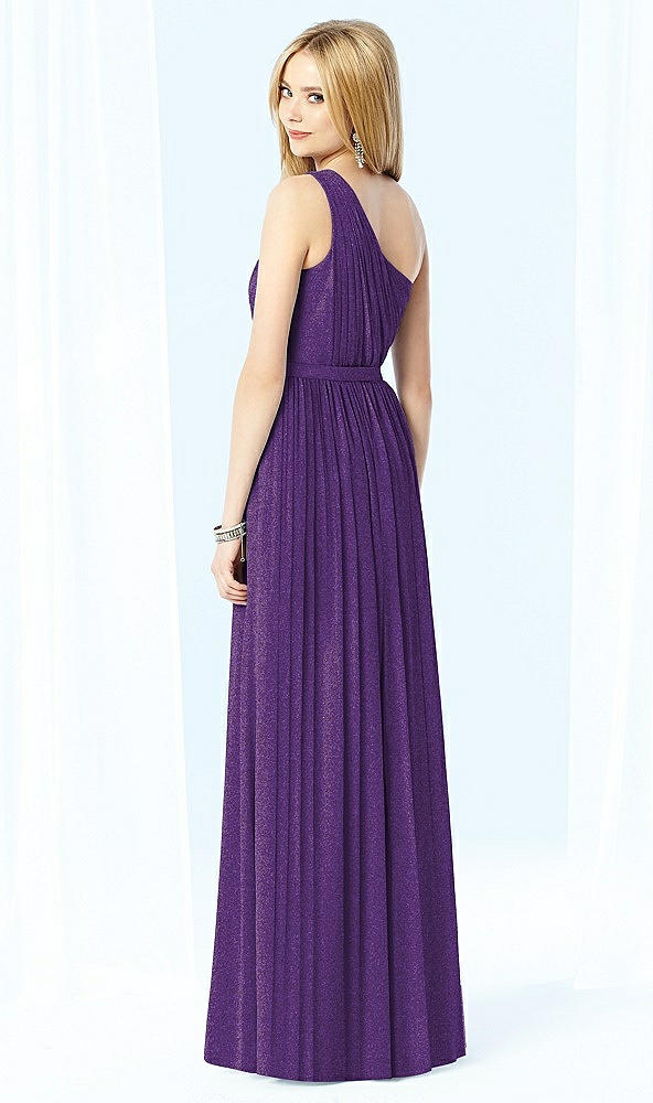 Back View - Majestic Gold After Six Shimmer Bridesmaid Dress 6706LS