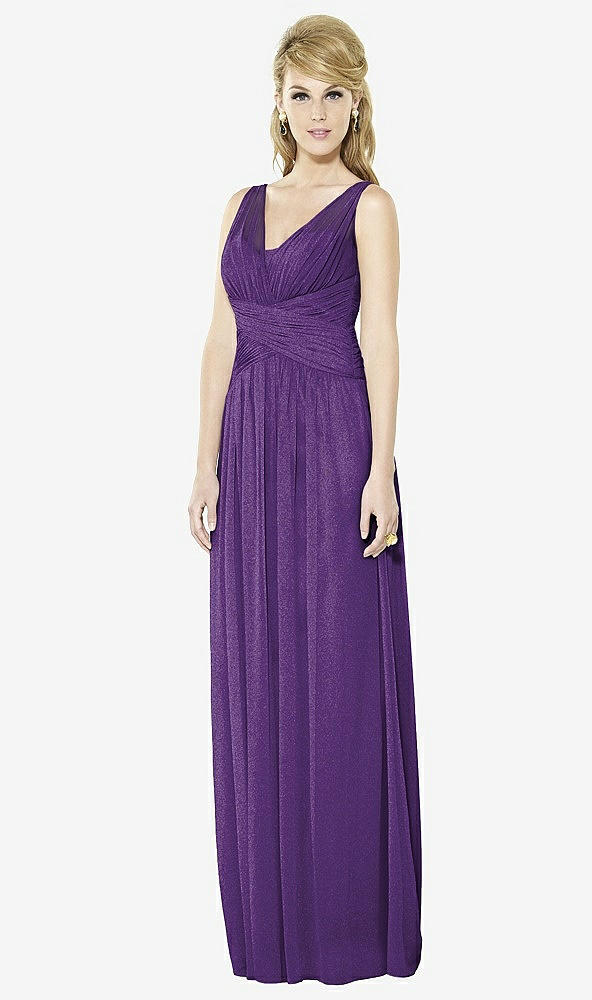 Front View - Majestic Gold After Six Shimmer Bridesmaid Dress 6711LS