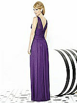 Rear View Thumbnail - Majestic Gold After Six Shimmer Bridesmaid Dress 6711LS