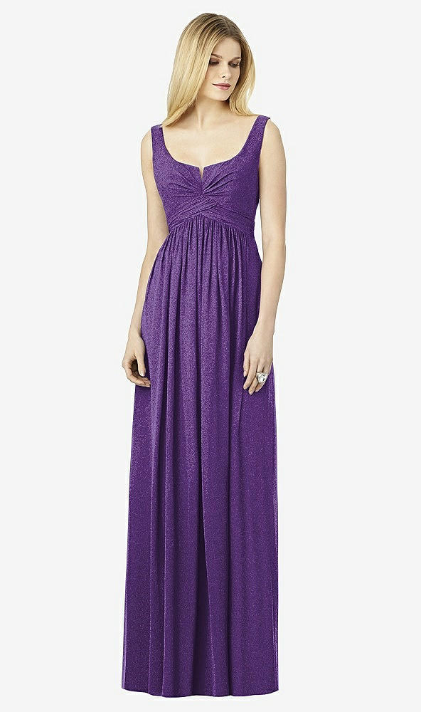 Front View - Majestic Gold After Six Shimmer Bridesmaid Dress 6727LS