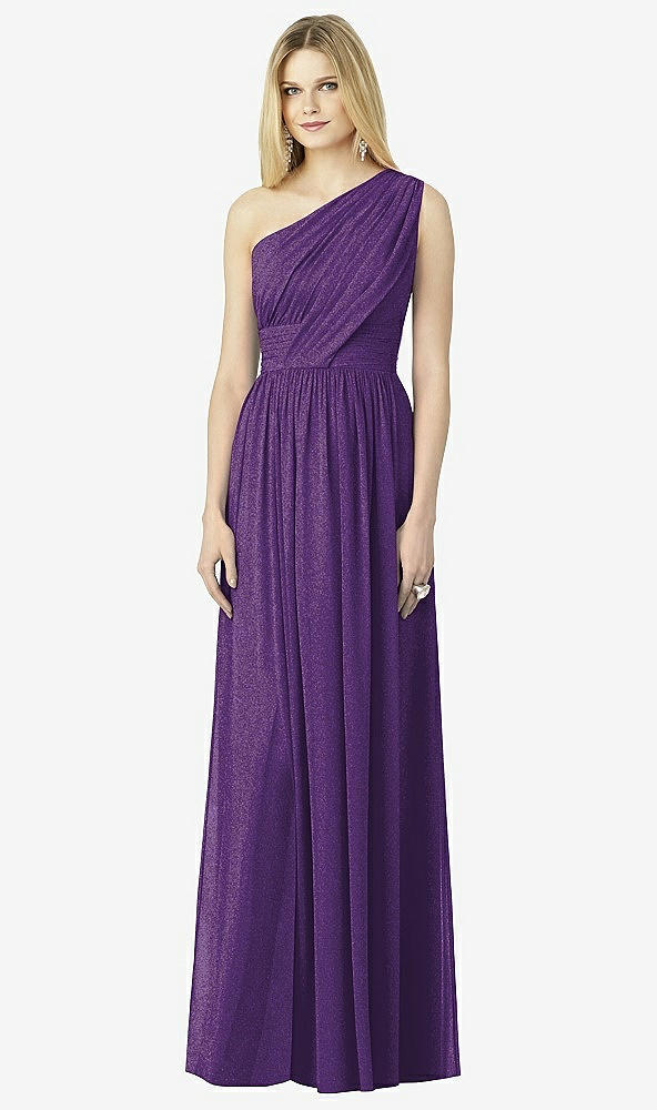 Front View - Majestic Gold After Six Shimmer Bridesmaid Dress 6728LS
