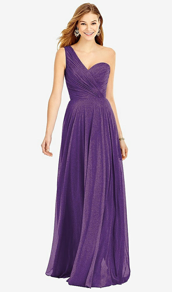Front View - Majestic Gold After Six Shimmer Bridesmaid Dress 6751LS