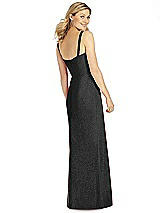 Rear View Thumbnail - Black Silver After Six Shimmer Bridesmaid Dress 6811LS