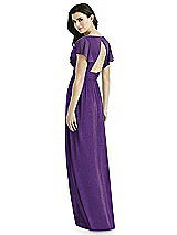 Rear View Thumbnail - Majestic Gold Studio Design Shimmer Bridesmaid Dress 4526LS