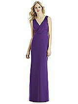 Front View Thumbnail - Majestic Gold Bella Bridesmaids Shimmer Dress BB113LS