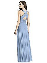 Rear View Thumbnail - Cloudy Silver Bella Bridesmaids Shimmer Dress BB117LS