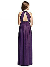 Rear View Thumbnail - Majestic Gold Dessy Shimmer Junior Bridesmaid Dress JR539LS