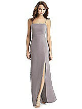 Rear View Thumbnail - Cashmere Gray Thread Bridesmaid Style Stella