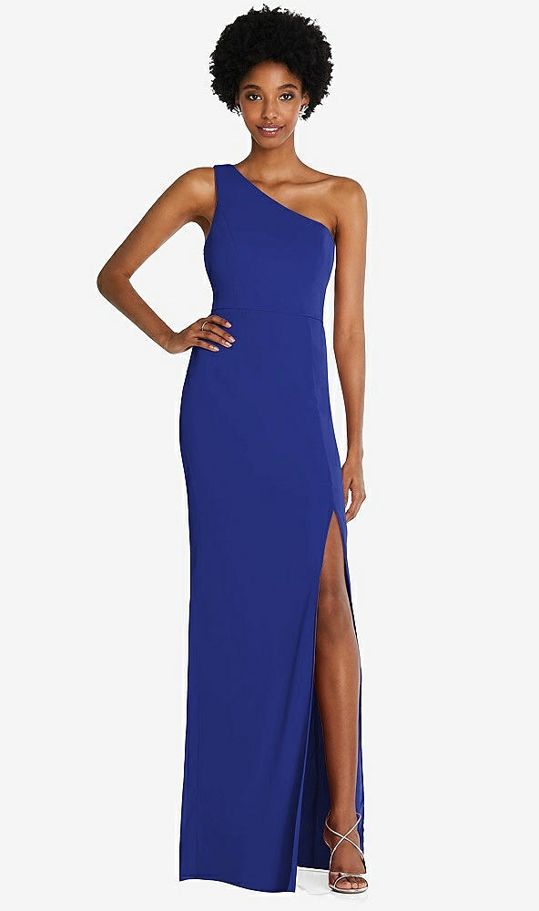 Front View - Cobalt Blue Thread Bridesmaid Style Addison