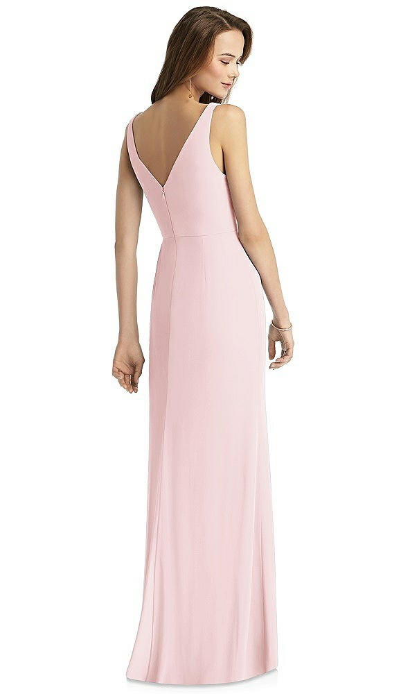 Back View - Ballet Pink Thread Bridesmaid Style Peyton
