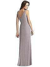 Rear View Thumbnail - Cashmere Gray Thread Bridesmaid Style Peyton