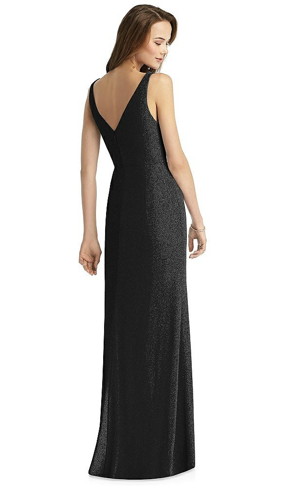 Back View - Black Silver Thread Bridesmaid Style Peyton