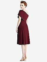 Rear View Thumbnail - Cabernet Loop Convertible Midi Dress
