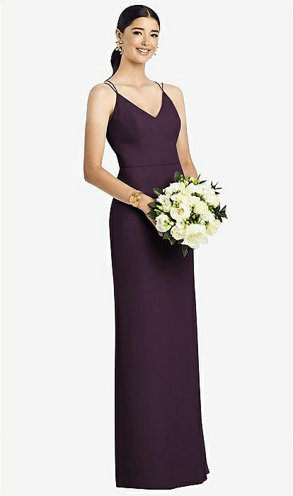 Draped Blouson Back Chiffon Maxi Bridesmaid Dress In Draped Blouson Back Chiffon Maxi Bridesmaid Dress In