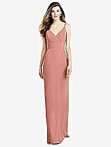 Alt View 1 Thumbnail - Desert Rose V-Back Spaghetti Strap Maxi Dress with Pockets
